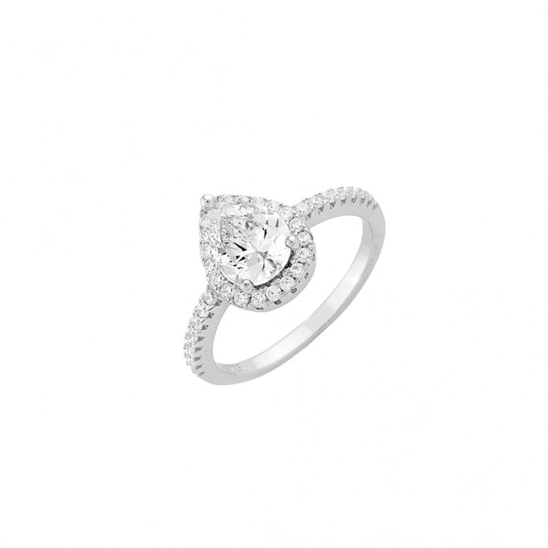 Sterling silver 925° cz ring