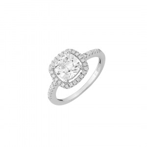 Sterling silver 925° cz ring 