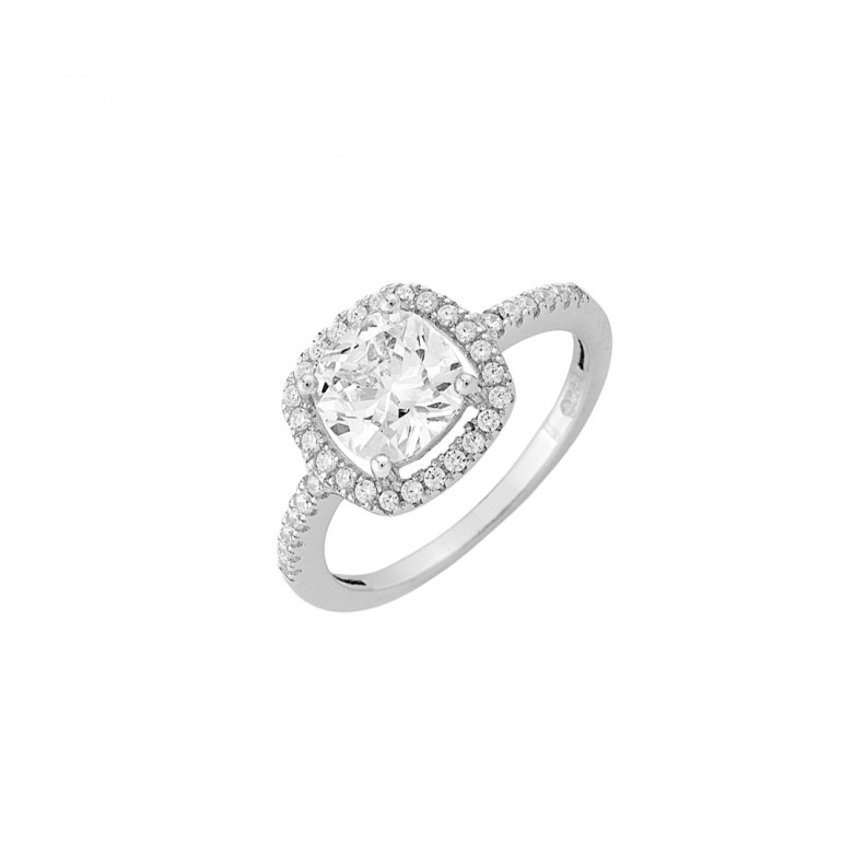 Sterling silver 925° cz ring 