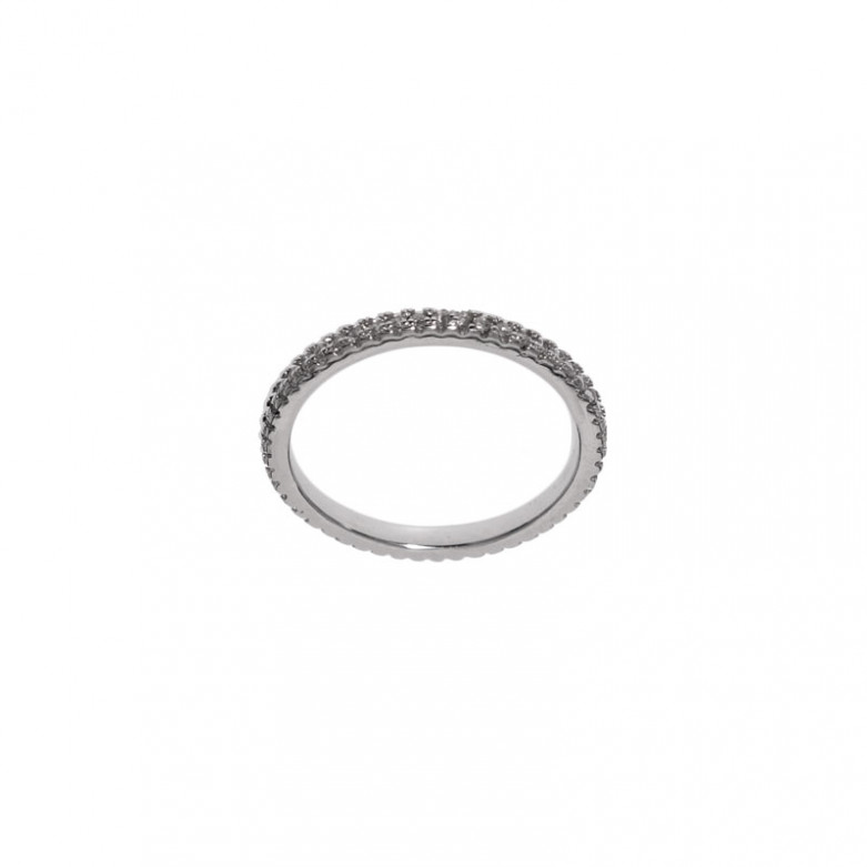 Sterling silver 925° cz eternity ring