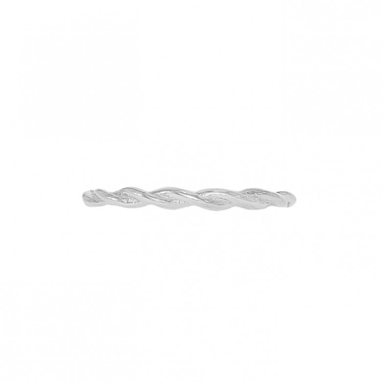 Sterling silver 925° twist ring