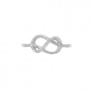 Sterling silver 925° infinity knot ring