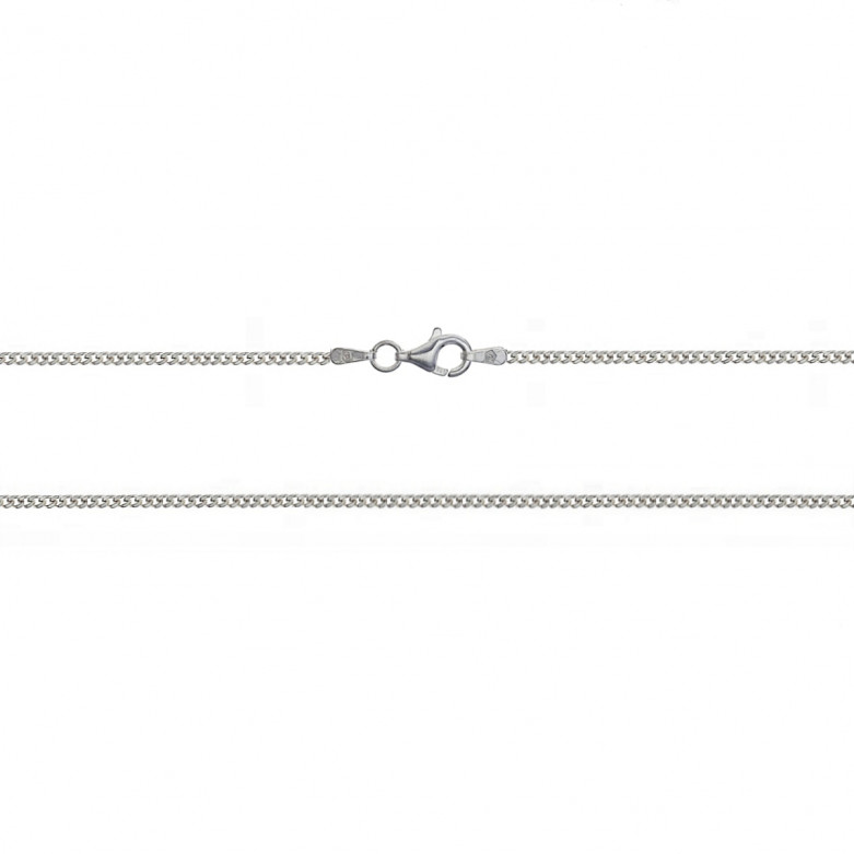 Sterling Silver 925°.Curb chain 80cm, 060 gauge.