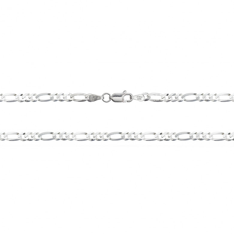 Sterling Silver 925°.Figaro chain 45cm, 080 gauge.