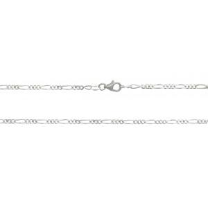 Sterling Silver 925°.Curb chain 70cm, 060 gauge.