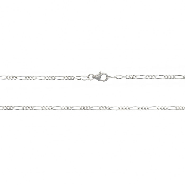 Sterling Silver 925°.Curb chain 70cm, 060 gauge.