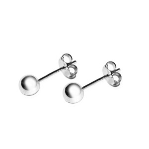Sterling silver 925° 4mm ball studs.