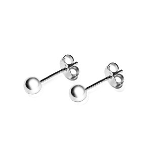 Sterling silver 925° 3mm ball studs.