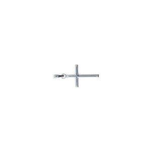 Silver plain cross