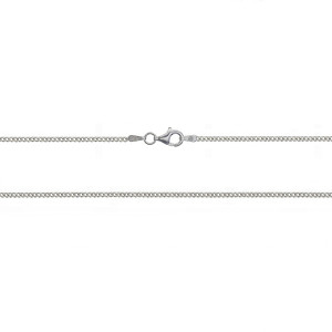 Sterling Silver 925°. Curb chain 45cm,060 gauge.