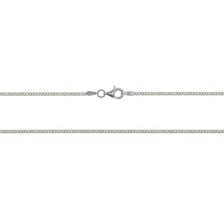 Sterling Silver 925°. Curb chain 45cm,060 gauge.