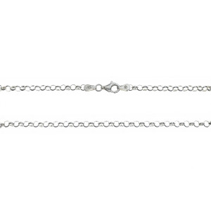 Sterling Silver 925°.Belcher chain 55cm, 040 gauge.