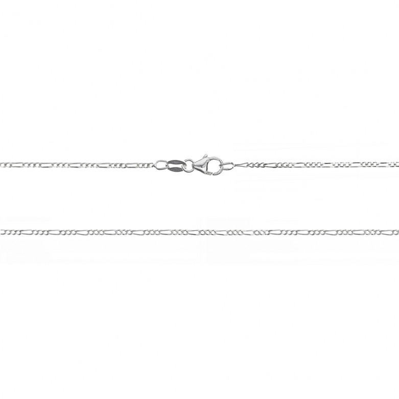 Sterling Silver 925°.Figaro chain 55cm, 040 gauge.