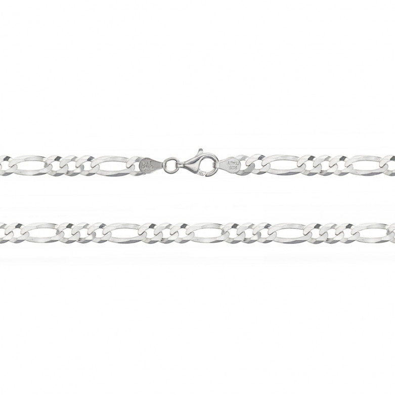 Sterling Silver 925°.Figaro chain 55cm, 120 gauge.