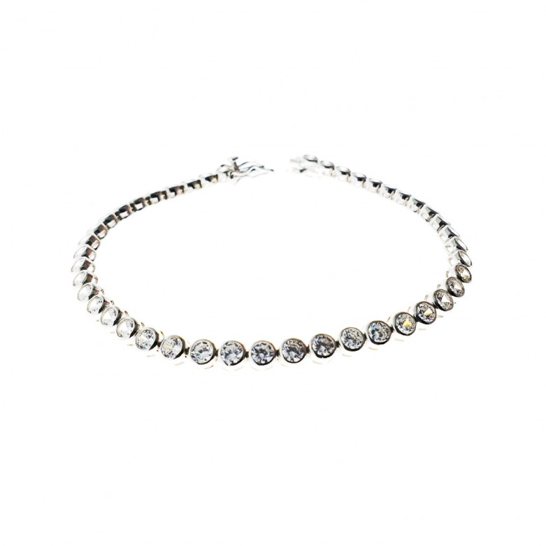 Sil 4mm cz tennis bracelet