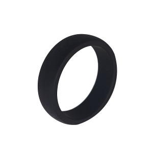 Silicone 6mm Black band