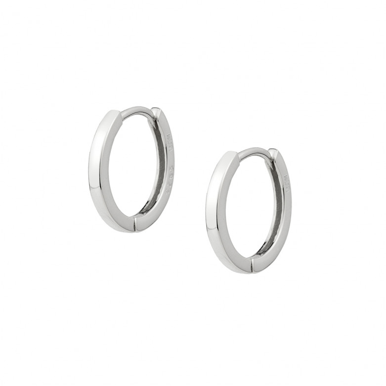 Sterling silver 925°. Small huggie earrngs.