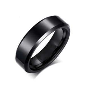 J4 Stainless Steel black band.