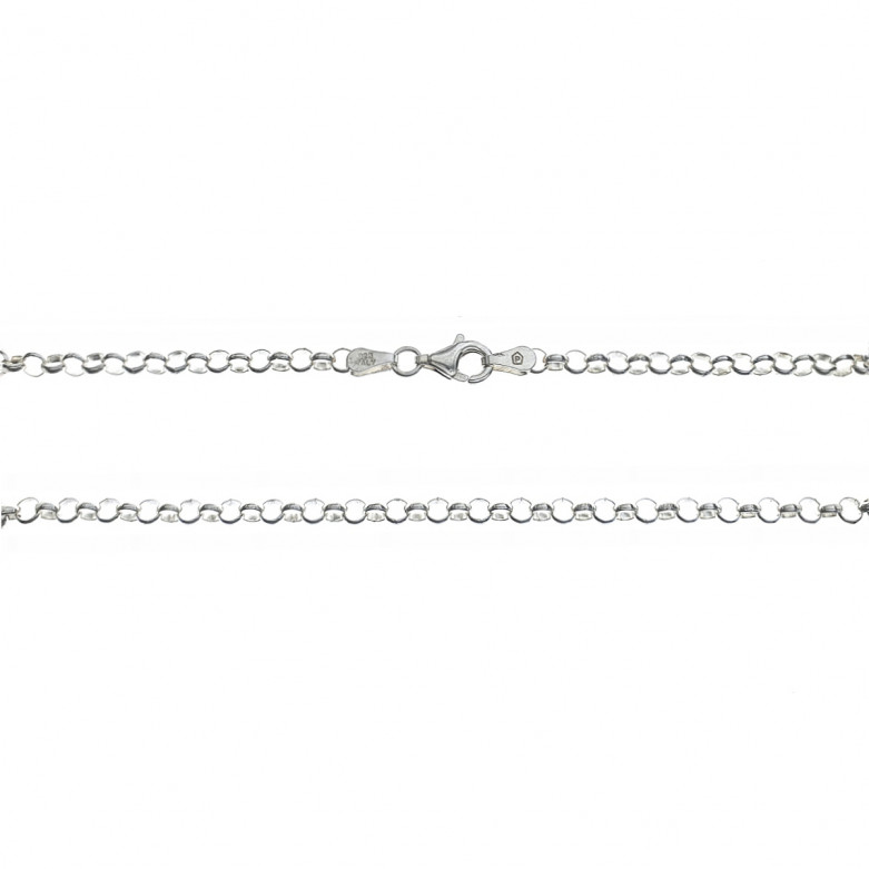 Sterling Silver 925°.Belcher chain 45cm, 040 gauge.