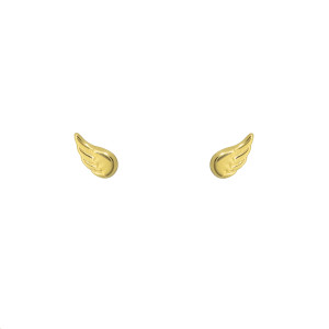 9ct gold angel wings stud earrings