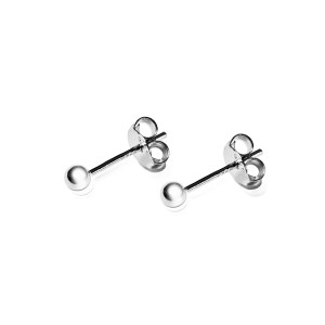 Sterling silver 925° 2mm ball studs