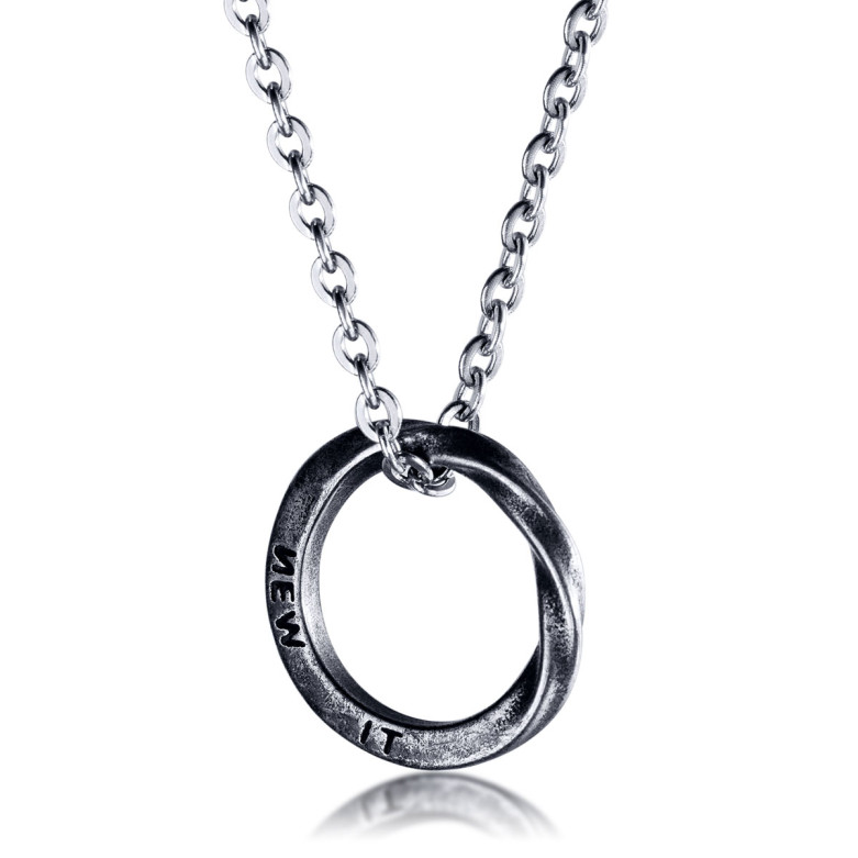 J4 Stainless Steel pendant & chain 70cm