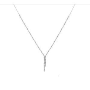 Sterling Silver 925 cz elegant necklace