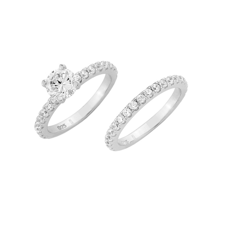 Sterling Silver 925 cz set