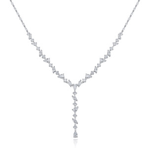 Sterling Silver 925 cz necklace 