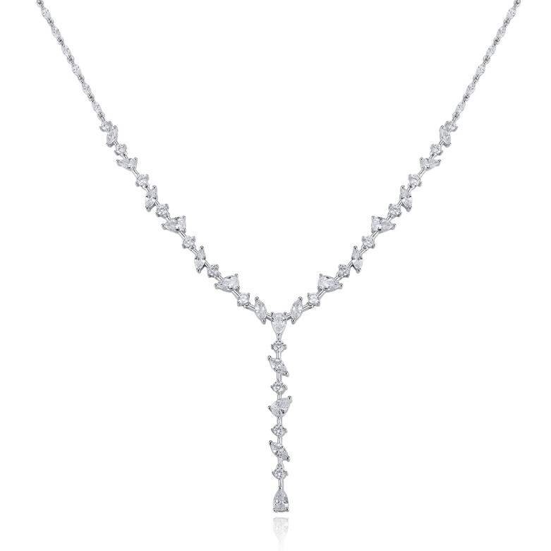 Sterling Silver 925 cz necklace 