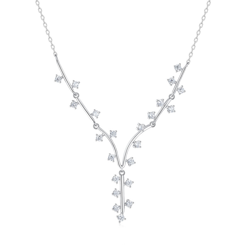 Sterling Silver 925 cz necklace