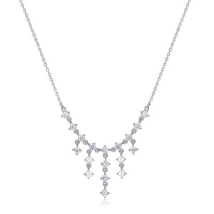 Sterling Silver 925 cz necklace