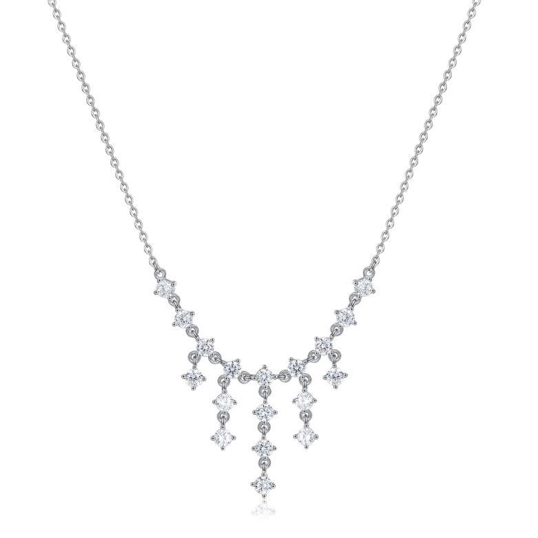 Sterling Silver 925 cz necklace