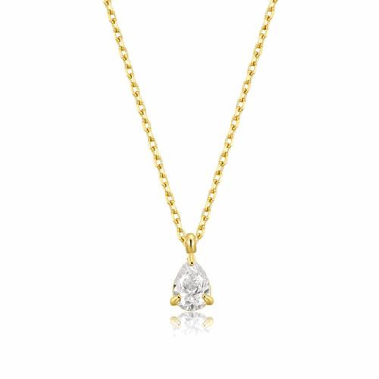 Stainless steel gold plated waterproof necklace