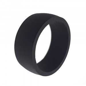 Silicone 8mm Black band