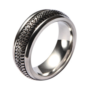 J4 Stainless steel patterned band