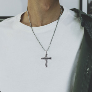 Stainless Steel cross and chain