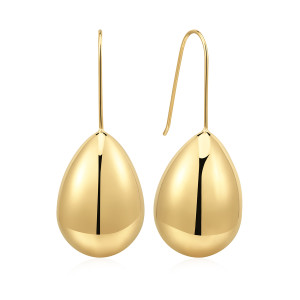 Stainless Steel. Teardrop earrings